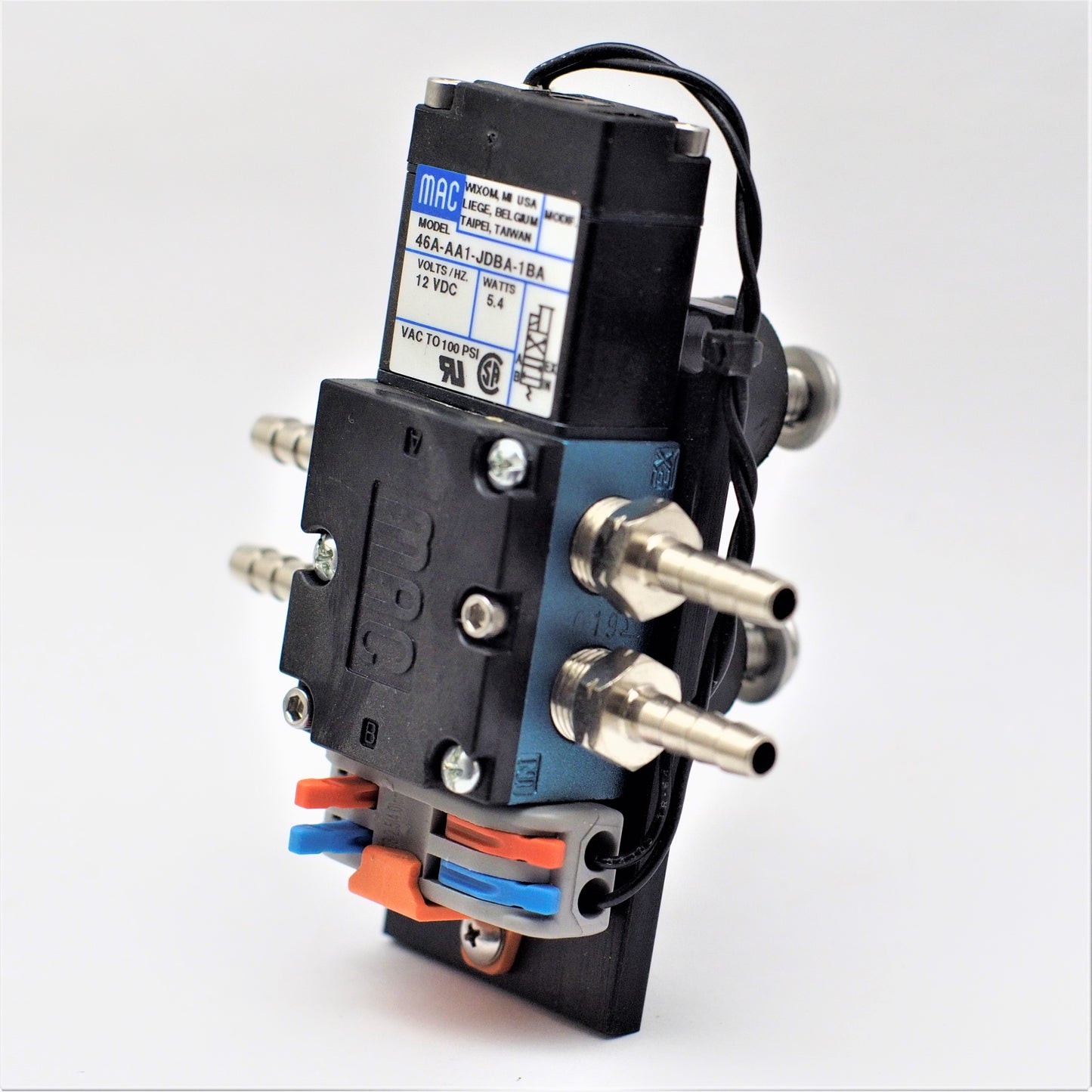 Vibration isolated quick Lever wiring connector   Bracket kit   with genuine 4 port solenoid